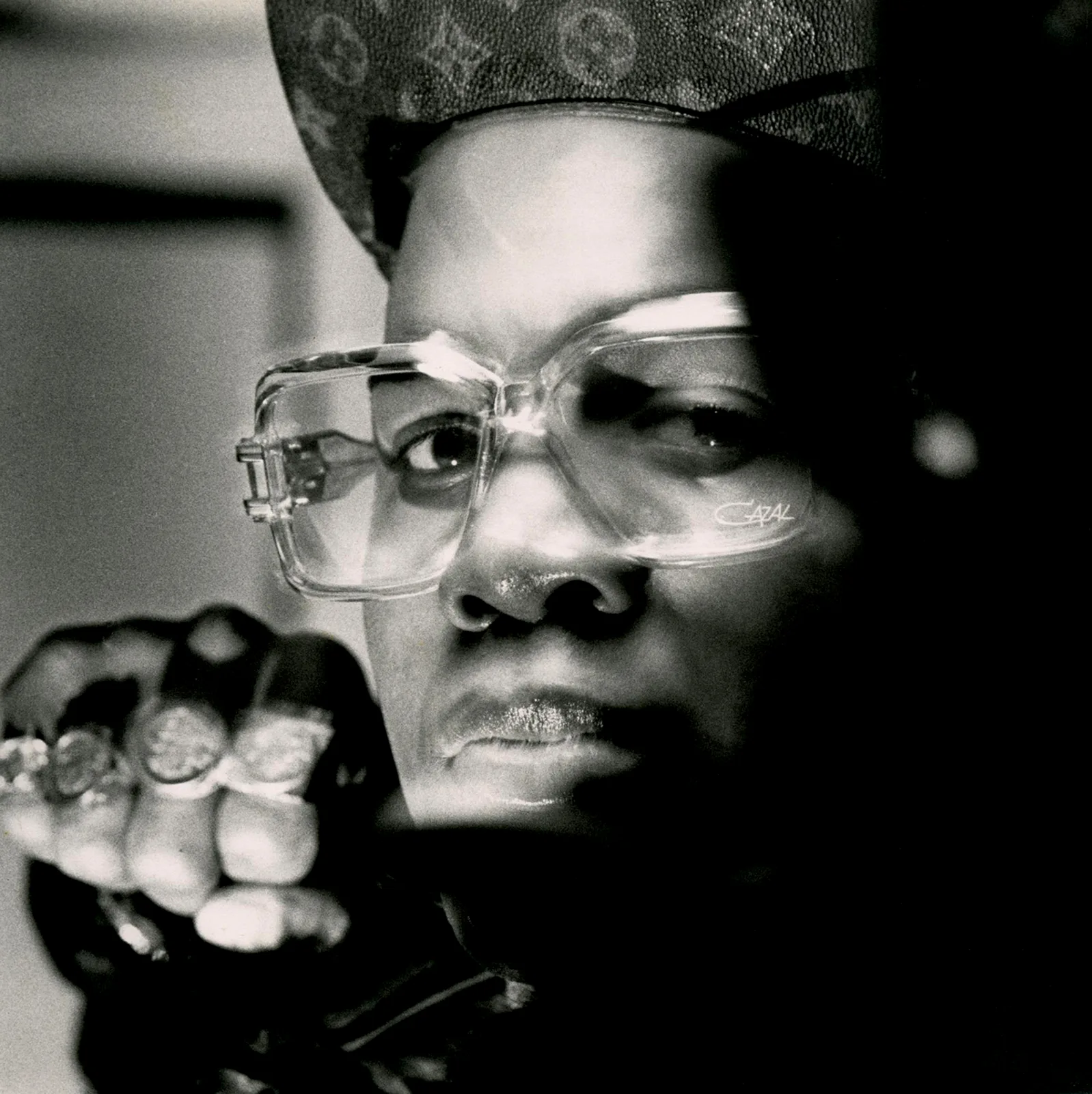 "MC DUKE - ""I'm Riffin"" single Cover shot Soho London - Normski 1989 024