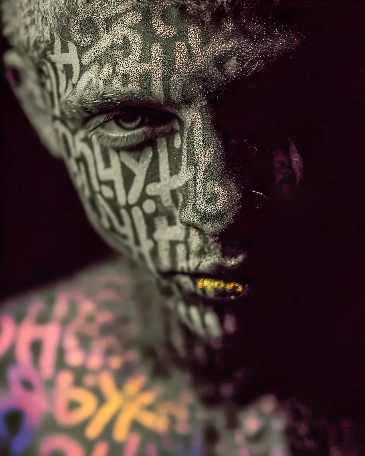 Vandalized Face