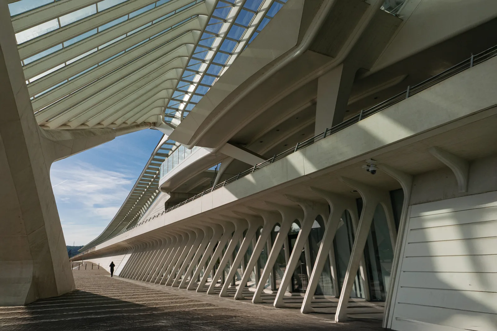 Calatrava Bahnhof von Liège-Guillemins