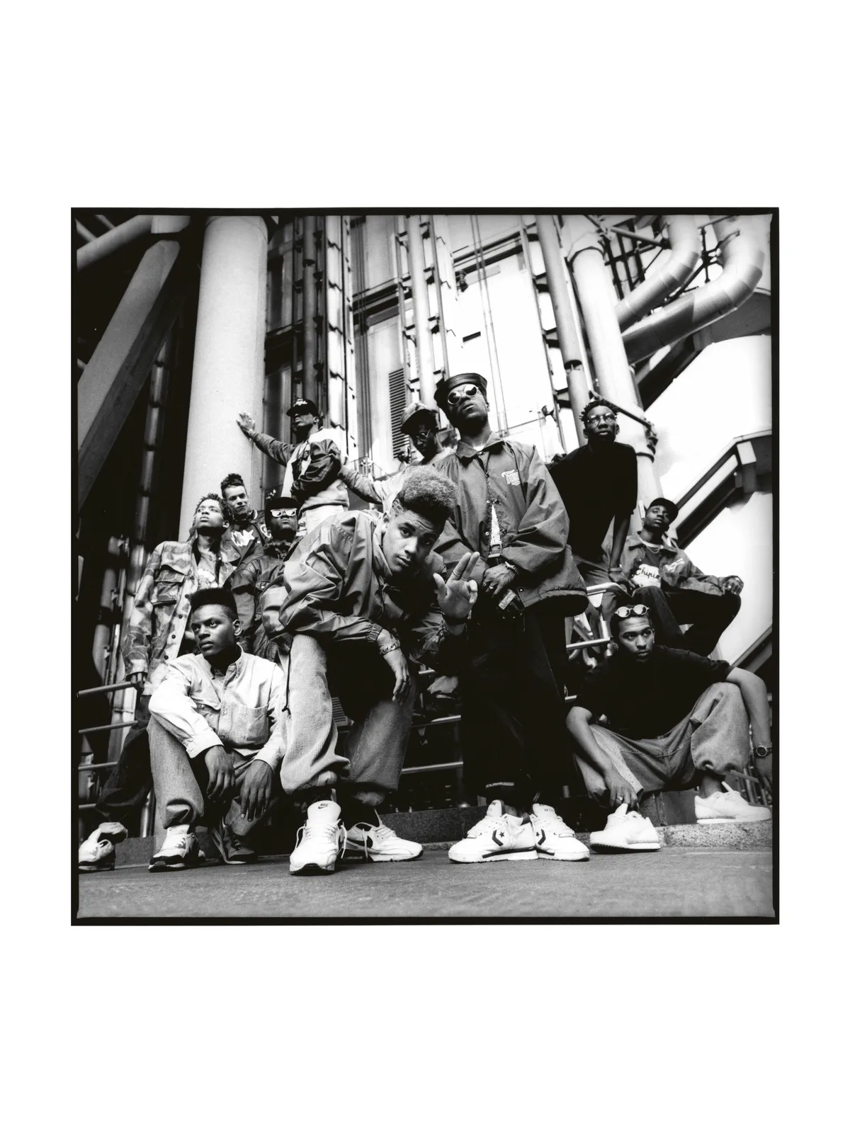 SILVER BULLET POSSE - Lloyds Building City of London - Normski 1990- 017