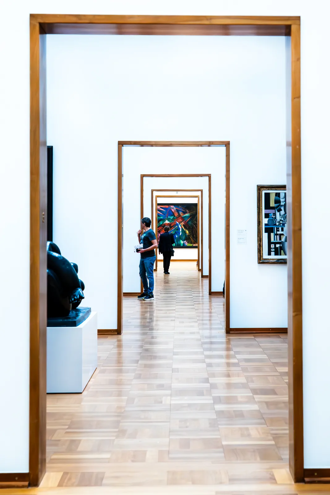 Gemälde und ihre Platzierung, der Weg zu Franz Marc