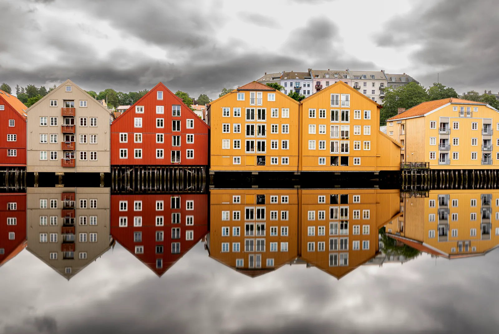 A cloudy day in Trondheim